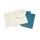 Zestaw 3 zeszytów MOLESKINE Cahier Journals, L, 13x21cm, w linie, 80 stron, brisk blue
