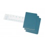 Set of 3 notebooks MOLESKINE Cahier Journals, P, 9x14cm, plain, 64 pages, brisk blue