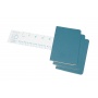 Set of 3 notebooks MOLESKINE Cahier Journals, P, 9x14cm, ruled, 64 pages, brisk blue