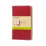 Set of 3 notebooks MOLESKINE Cahier Journals, P, 9x14cm, plain, 64 pages, cranberry red