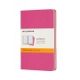 Set of 3 notebooks MOLESKINE Cahier Journals, P, 9x14cm, ruled, 64 pages, kinetic pink