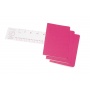 Set of 3 notebooks MOLESKINE Cahier Journals, P, 9x14cm, ruled, 64 pages, kinetic pink