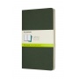 Set of 3 notebooks MOLESKINE Cahier, L, 13x21cm, plain, 80 pages, myrtle green