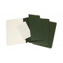Set of 3 notebooks MOLESKINE Cahier, L, 13x21cm, plain, 80 pages, myrtle green