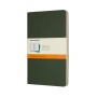 Set of 3 notebooks MOLESKINE Cahier, L, 13x21cm, ruled, 80 pages, myrtle green