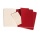 Zestaw 3 zeszytów MOLESKINE Cahier, L, 13x21cm, w linie, 80 stron, cranberry red