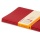 Zestaw 3 zeszytów MOLESKINE Cahier, L, 13x21cm, w linie, 80 stron, cranberry red