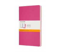 Set of 3 notebooks MOLESKINE Cahier, L, 13x21cm, ruled, 80 pages, kinetic pink