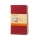 Zestaw 3 zeszytów MOLESKINE Cahier, P, 9x14cm, w linie, 64 stron, cranberry red