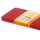 Zestaw 3 zeszytów MOLESKINE Cahier, P, 9x14cm, w linie, 64 stron, cranberry red