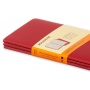 Set of 3 notebooks MOLESKINE Cahier, P, 9x14cm, ruled, 64 pages, cranberry red