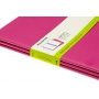 Set of 3 notebooks MOLESKINE Cahier, XL, 19x25cm, plain, 120 pages, kinetic pink