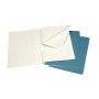 Set of 3 notebooks MOLESKINE Cahier, XL, 19x25cm, ruled, 120 pages, brisk blue