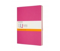 Set of 3 notebooks MOLESKINE Cahier, XL, 19x25cm, ruled, 120 pages, kinetic pink