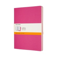 Set of 3 notebooks MOLESKINE Cahier, XL, 19x25cm, ruled, 120 pages, kinetic pink