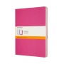 Set of 3 notebooks MOLESKINE Cahier, XL, 19x25cm, ruled, 120 pages, kinetic pink