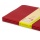 Zestaw 3 zeszytów MOLESKINE Cahier, XL, 19x25cm, gładki, 120 stron, cranberry red