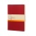 Zestaw 3 zeszytów MOLESKINE Cahier, XL, 19x25cm, w linie, 120 stron, cranberry red
