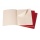 Zestaw 3 zeszytów MOLESKINE Cahier, XL, 19x25cm, w linie, 120 stron, cranberry red