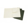 Set of 3 notebooks MOLESKINE Cahier, XL, 19x25cm, ruled, 120 pages, myrtle green