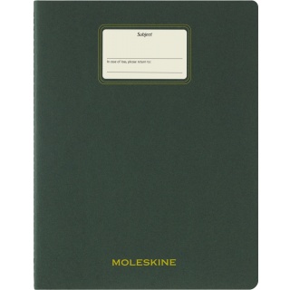 Zeszyt MOLESKINE Student Cahier, XXL, gładki, 21,6x27,9cm, myrtle green, Zeszyty, Artykuły szkolne