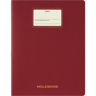 Zeszyt MOLESKINE Student Cahier, XXL, w linie, 21,6x27,9cm, czerwony, Zeszyty, Artykuły szkolne
