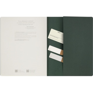 Zeszyt MOLESKINE Student Cahier, XXL, w linie, 21,6x27,9cm, myrtle green, Zeszyty, Artykuły szkolne