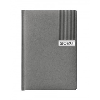 KALENDARZ KSIĄŻKOWY A4 TYGODNIOWY SZARY 2026, Tygodniowe, Kalendarze