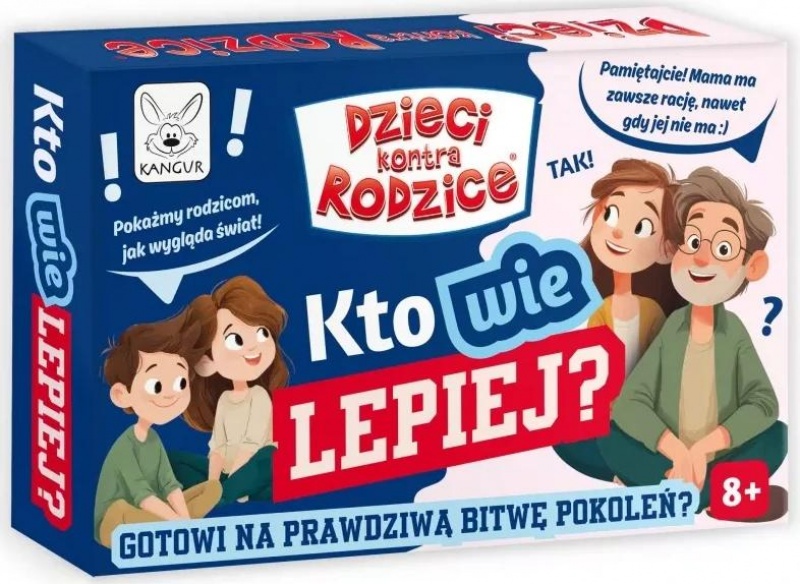 DZIECI KONTRA RODZICE KTO WIE LEPIEJ?, Towarzyskie, Gry