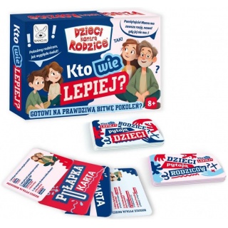 DZIECI KONTRA RODZICE KTO WIE LEPIEJ?, Towarzyskie, Gry