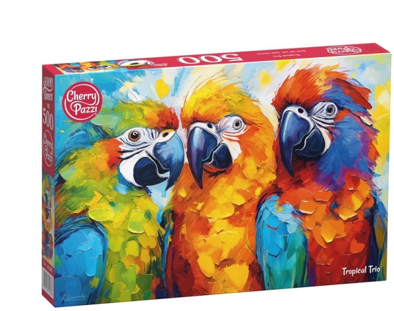 PUZZLE 500 CHERRYPAZZI TROPICAL TRIO 20388, 500 element&oacute;w, Puzzle