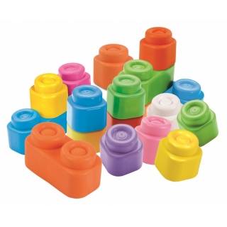 CLEMMY WORECZEK Z 20 KLOCKAMI !!, Dla najmłodszych, Zabawki