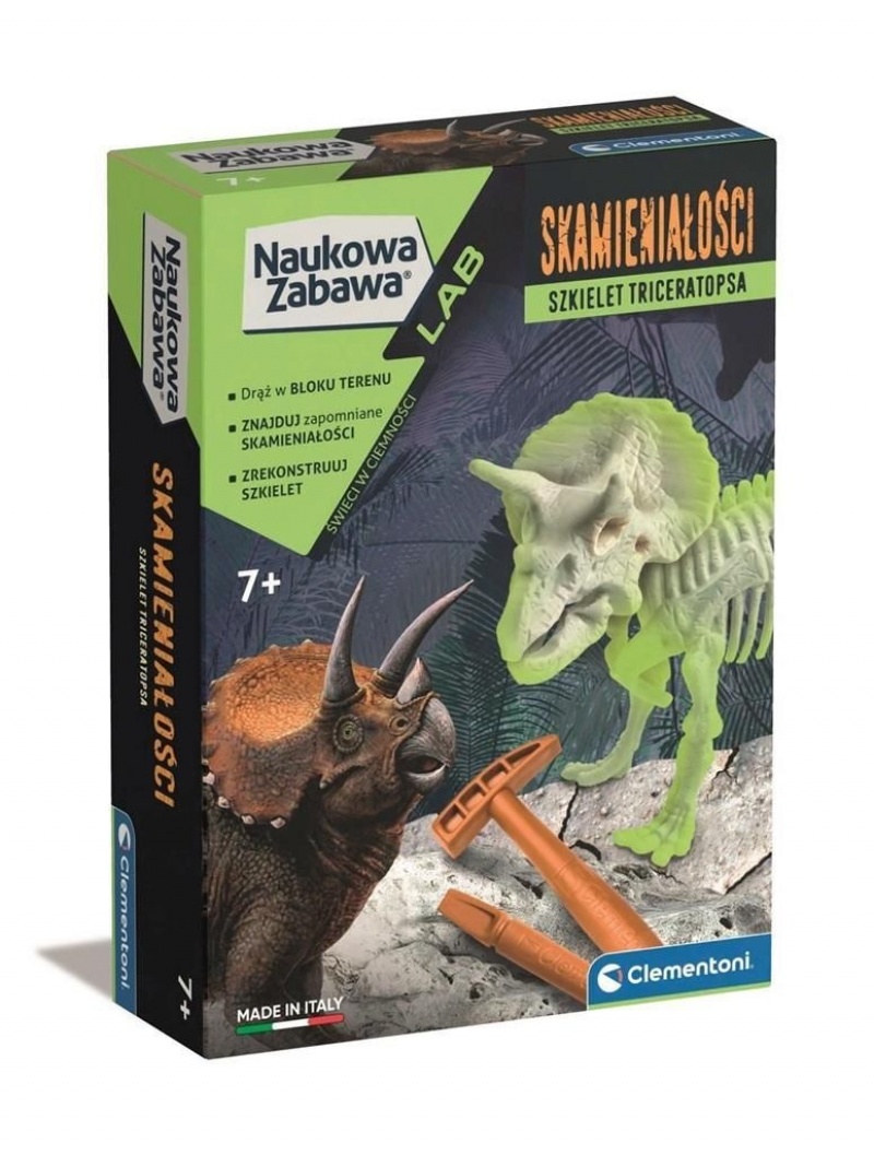 SKAMIENIAŁOŚCI - TRICERATOPS !!, Kreatywne, Zabawki