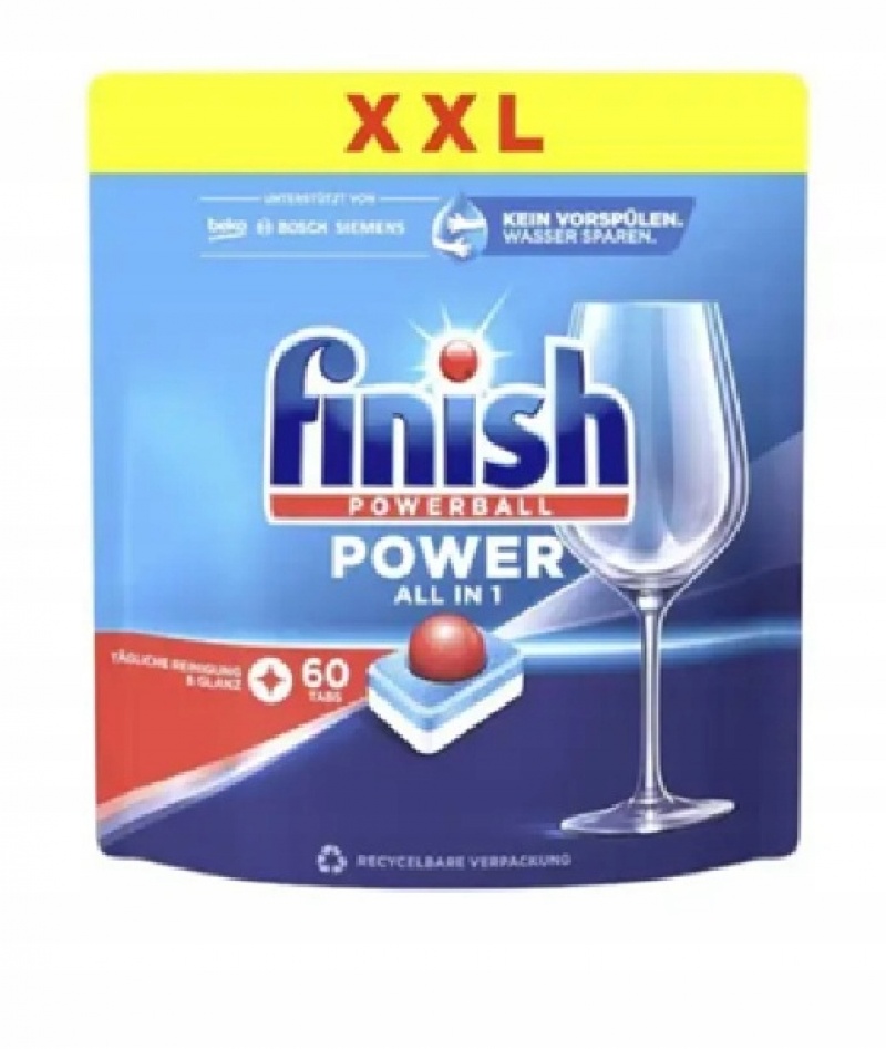 FINISH TABLETKI ALLIN1 FRESH 60szt., Środki czyszczące, Art. higieniczne i dozowniki