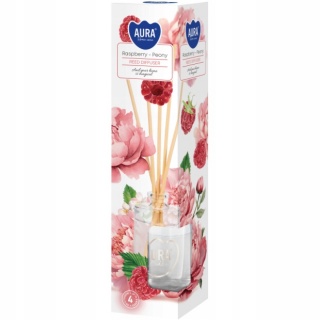 DYFUZOR PATYCZKI ZAPACHOWE MALINA/PIWONIA, Odświeżacze i dozowniki, Art. higieniczne i dozowniki