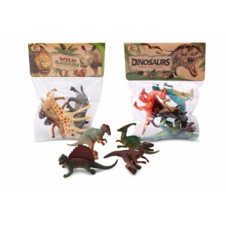 ZESTAW FIGUREK-SAFARI/DINOZAURY 2176, Zwierzęta, Zabawki