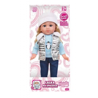 LALKA FUNKCYJ. NATALIA W SREB.KAM.36 CM 5663, Lalki, Zabawki