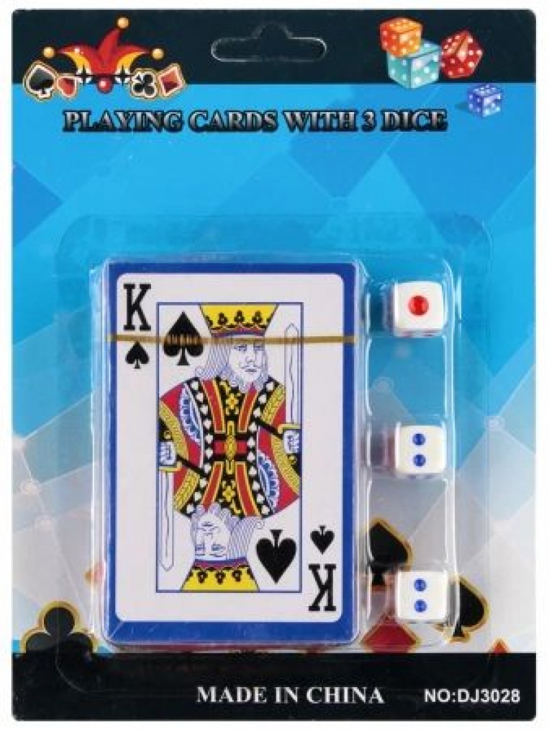 GRA KARTY DO GRY+KOŚCI 00969, Karty, Gry