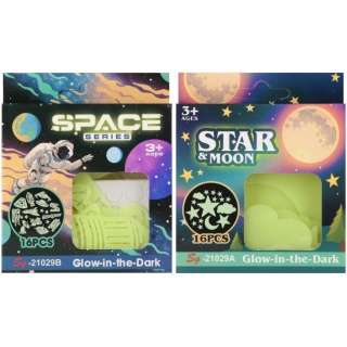 DEKORACJA ŚCIEN FLUORESC UFO 1912, Zabawki