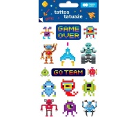 Tatuaże zmywalne PIXI PLANET 10x20cm.H.COLOR