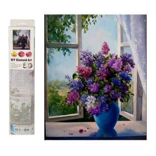 MOZAIKA DIAMENTOWA BZY W WAZONIE 7138, Zestawy kreatywne, Art. kreatywne