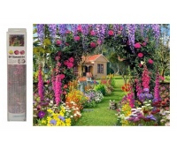 MOZAIKA DIAMENTOWA DOMEK Z OGRODEM 7831