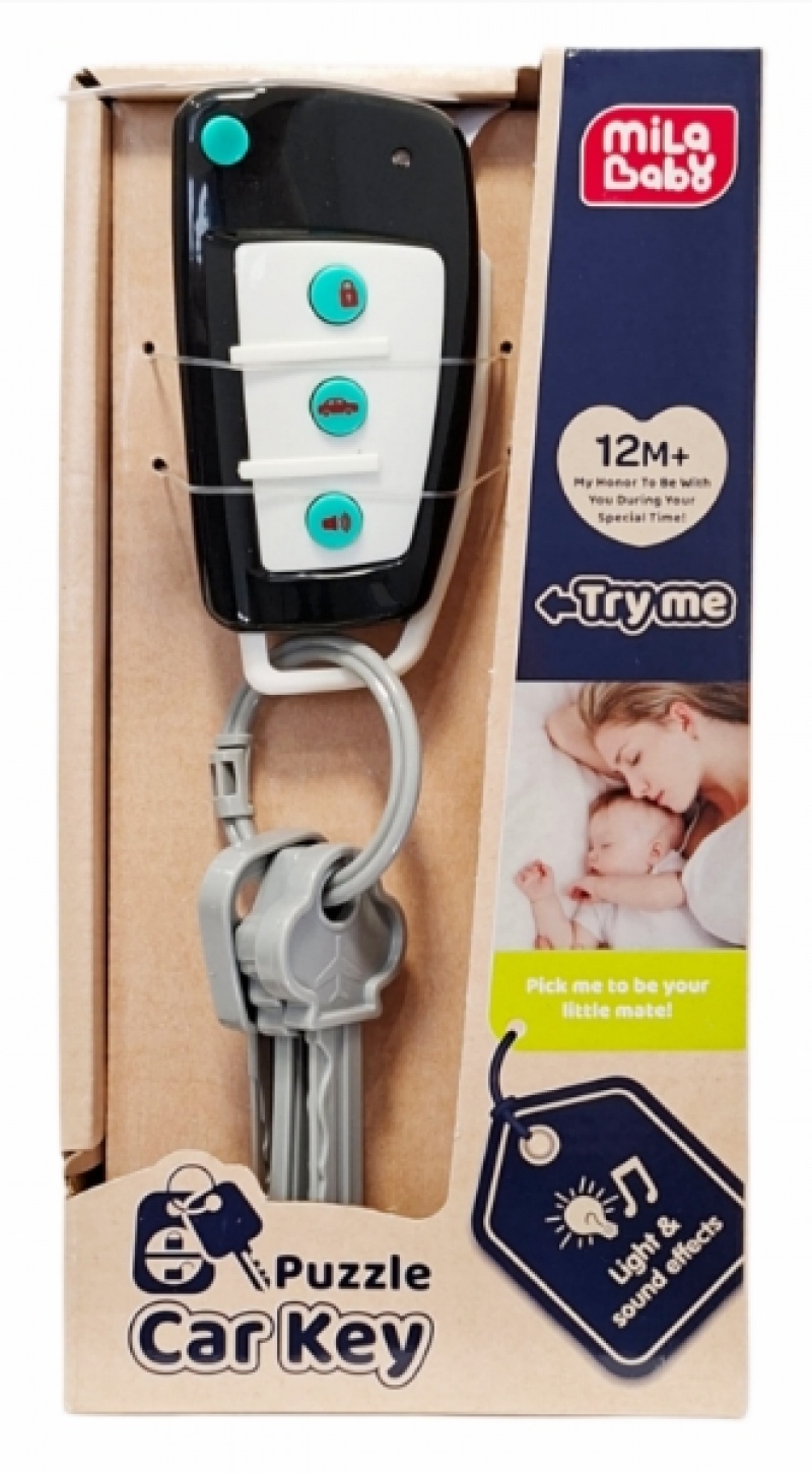 ZABAWKA DLA MALUCHA KLUCZYKI ZE ŚWIATŁEM 1333, Dla najmłodszych, Zabawki