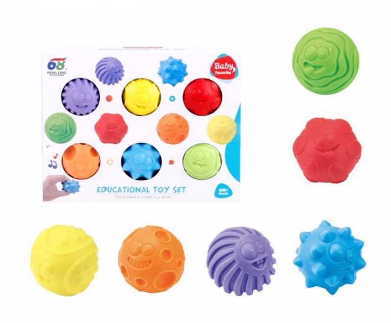 ZABAWKA DLA MALUCHA PIŁECZKI SENSORYCZNE 2416, Dla najmłodszych, Zabawki