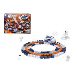 TOR KOSMICZNY NA BATERIE 2717, Kolejki, tory wyścigowe, parkingi, Zabawki