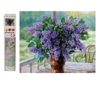 MOZAIKA DIAMENTOWA BZY W WAZONIE 7817