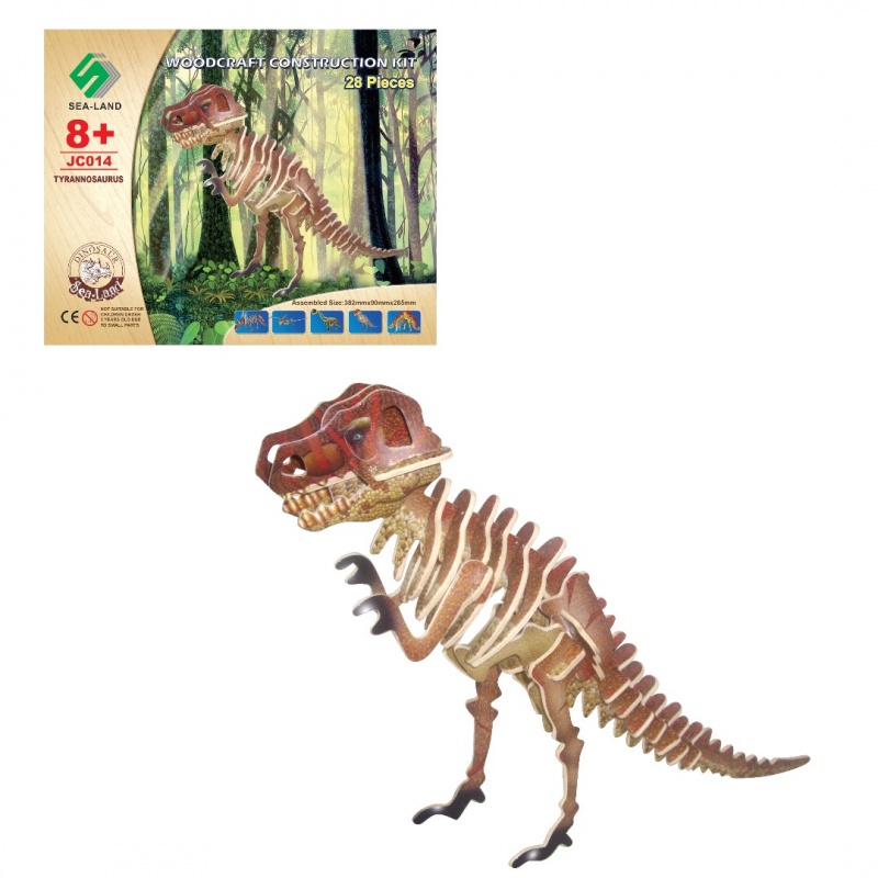 SKŁADANKA KOLOROWA TYRANOSAURUS AK, Kreatywne, Zabawki