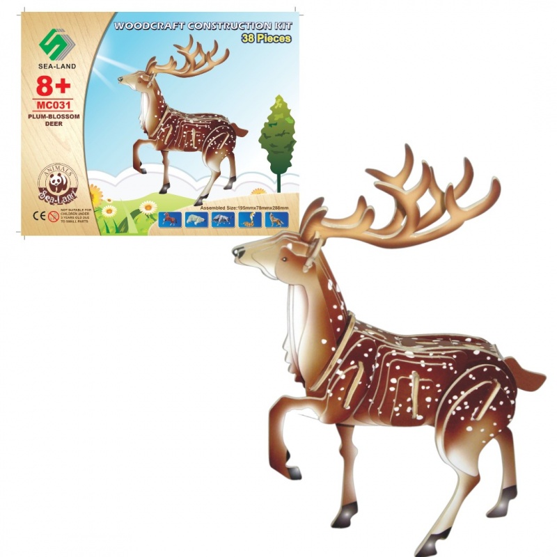 SKŁADANKA KOLOROWA RENIFER BK, Kreatywne, Zabawki