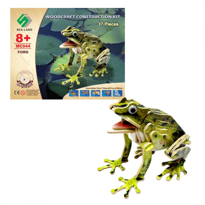 SKŁADANKA KOLOROWA ŻABA AK, Kreatywne, Zabawki