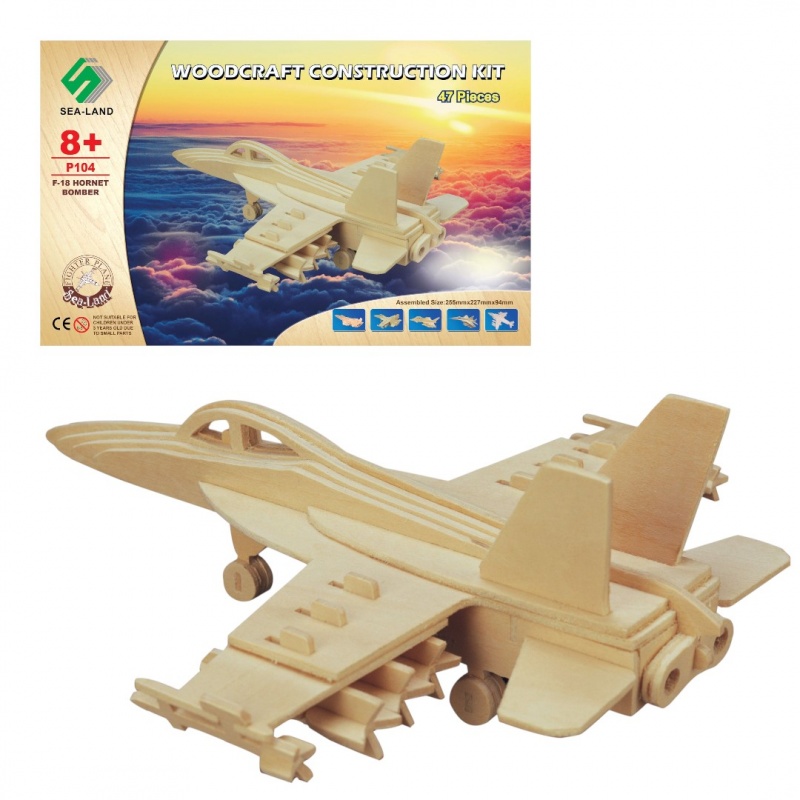 SKŁADANKA MYŚLIWIEC EUROFIGHTER B, Kreatywne, Zabawki